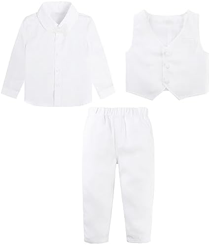 AJ Design Baby Toddler Boys Christening Tuxedo