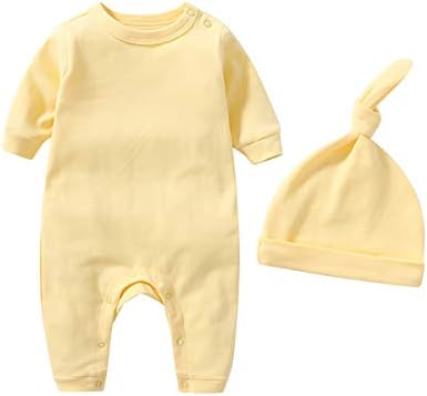 Babymine Baby Romper Set with Bib Mittens Shoes Cap