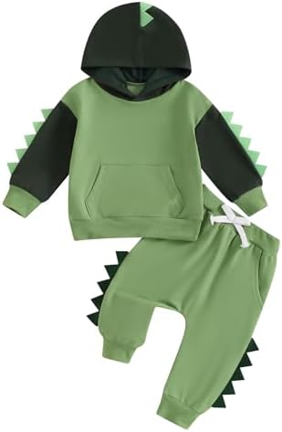 Dinosaur-Themed Toddler Fall Outfit Set