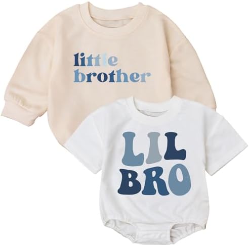 Premium Comfort Style Baby Boy Romper Set for New Little Brothers