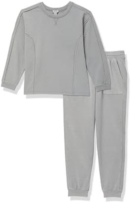 Soft Mineral Wash Jogger Set for Baby Girls