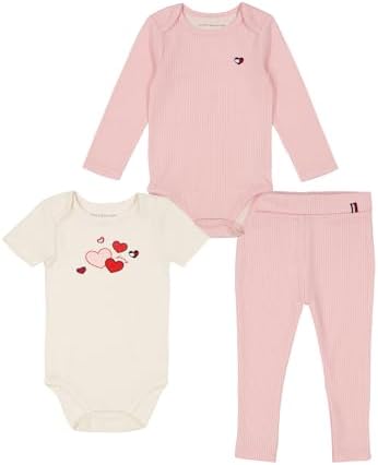 Tommy Hilfiger Baby Girl 2-Piece Creepers and Pants Set