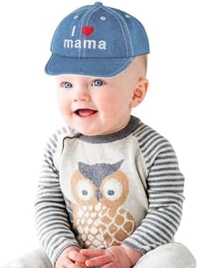 Stylish Toddler Duck Tongue Denim Hat for Boys Girls - Lightweight Sun Protection