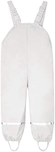 Kids Toddler Waterproof Rain Pants with Reflective Strips