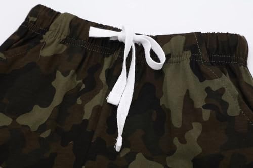BIBNice Toddler Boys 2-7 Perfect for Summer Shortsets 100 Cotton