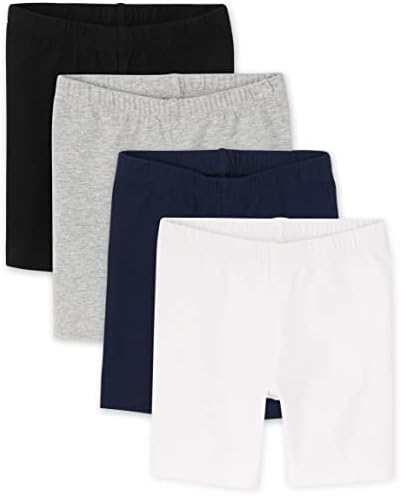 Fun Durable Solid Bike Shorts for Baby GirlsToddler