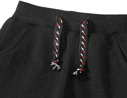 Funnymore 3-Piece Toddler Cotton Pullover Sweatpants with Drawstring