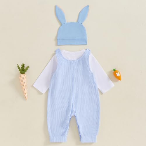 My First 4th of July Baby Boy Outfit Romper Plaid Overall Pants Set