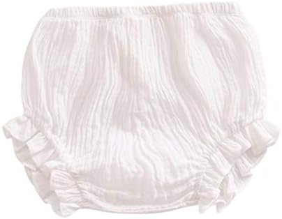 Noubeau Newborn Toddler Cotton Linen Bloomer Shorts