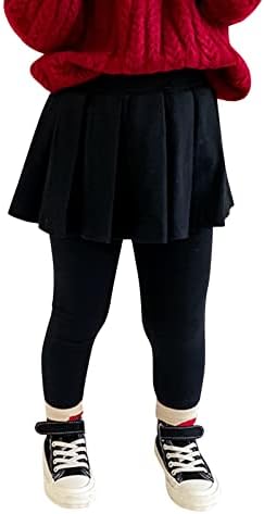 Ruffle Tutu Skirt for Toddlers - Stretchy Thermal Tights