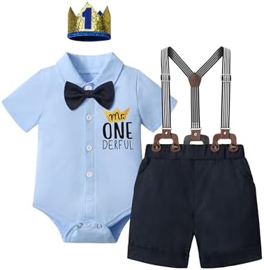 First Birthday Party Outfit Set for Boys Unique Design