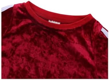 oftsaid boys velvet tracksuit toddler set