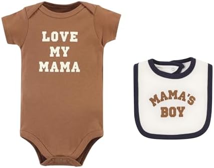 Hudson Baby Unisex Baby Cotton Sleep Play Bib Set