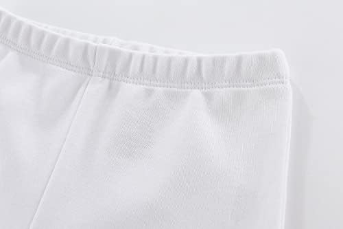 Chamie Unisex Newborn Baby Leggings 4-Pack Cotton Embroidery 0-24 Months