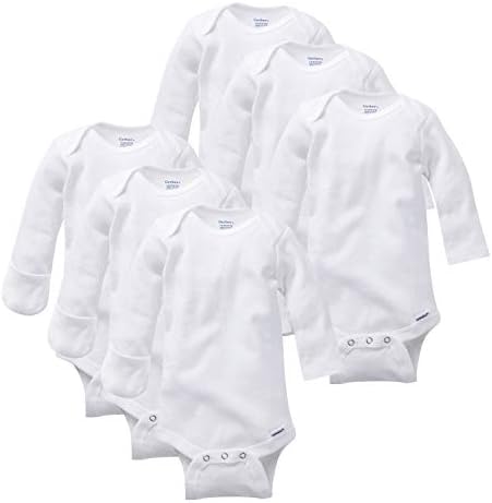 Gerber Unisex Onesies Multi-Pack Long Sleeve Bodysuit Mitten Cuff