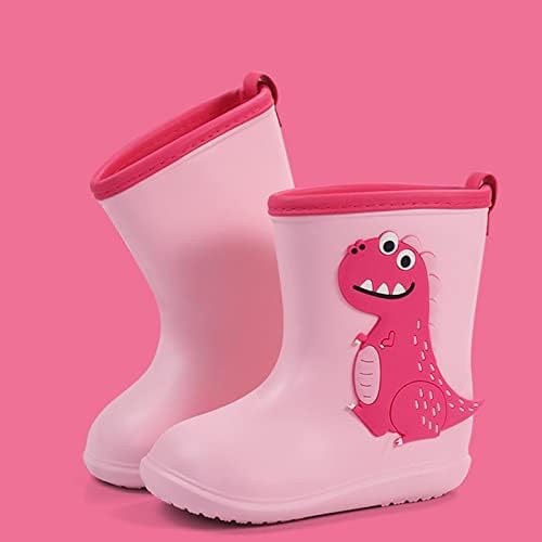 Adjustable Toddler Rain Boots Dinosaur Print