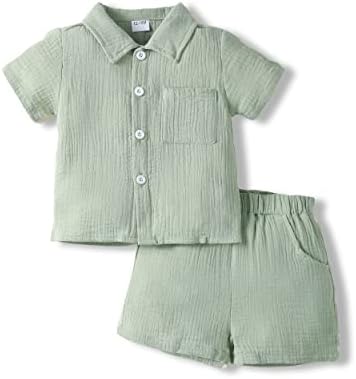 Dummy-Free Plus Baby Boy Clothing Set for Summer