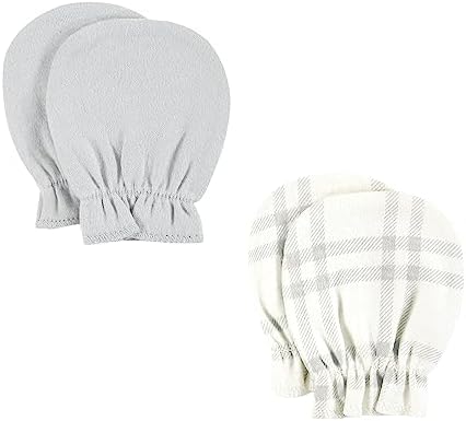 Hudson Baby Unisex Cotton Scratch Mittens