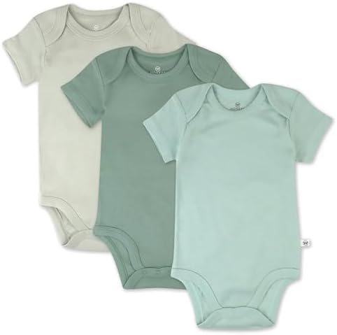 Honest Baby 3-Pack Organic Cotton Bodysuits for Infants