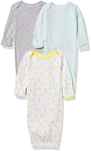 Simple Joys by Carters Baby 3-Pack Neutral Cotton Sleeper Gown