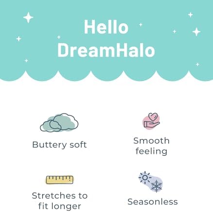 DREAMHALO Baby Boys Romper