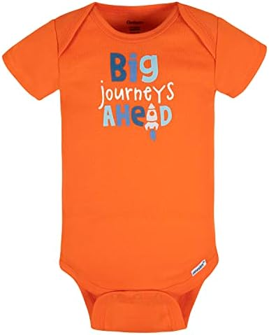Gerber Baby-Boys 5-Pack Short Sleeve Onesies Perfect for Layering