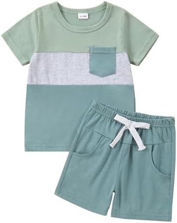 Toddler Boy Summer Outfit Set 12M-5T
