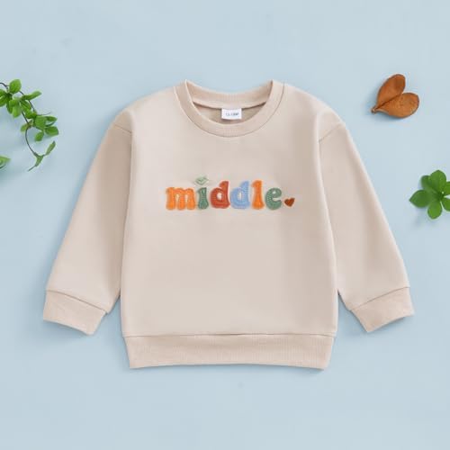 Big Middle Little Sibling Romper Set for Siblings