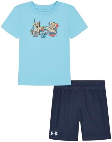 Effortlessly Cool Under Armour Boys Short Sleeve Tee Shorts