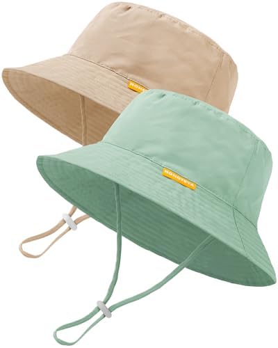 2-Pack Baby Sun Hat with UPF 50 UV Protection for Summer