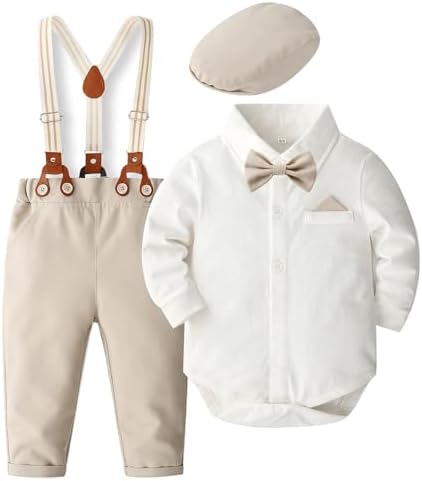 SALNIER Baby Tuxedo Suit