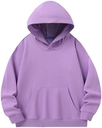 Perfect Solid Casual Pocket Hoodie for Toddler Kids