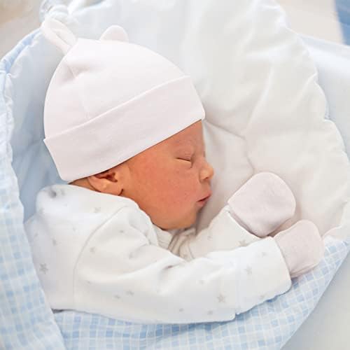 Dreshhow BQUBO - Newborn Baby Hats Mittens Set for Boys Girls