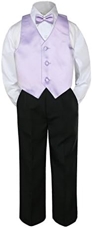 Party suits combining shirt pants vest bow tie for kids