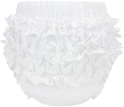 Durio Baby Bloomers for Toddler Girls - Soft Ruffle Diaper Cover Set