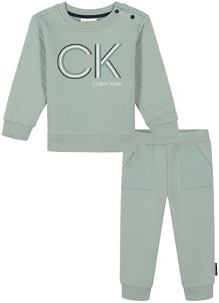 Calvin Klein Baby Boys 2pc Knit Jog Set