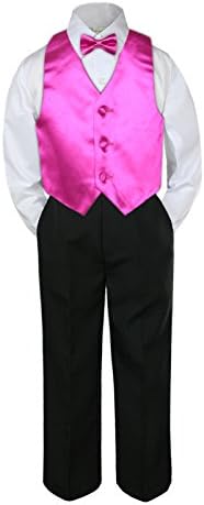 Premium Black 4-Piece Suit Set for Boys