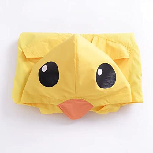 Admireme Toddler Cute Cartoon Yellow Raincoat Jacket for Boys and Girls