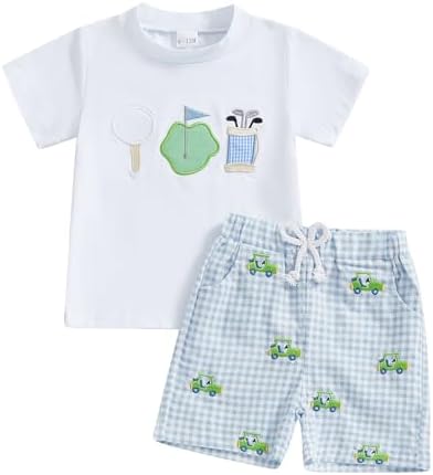 Cute Toddler Unisex Summer Clothes Boys Played All Day