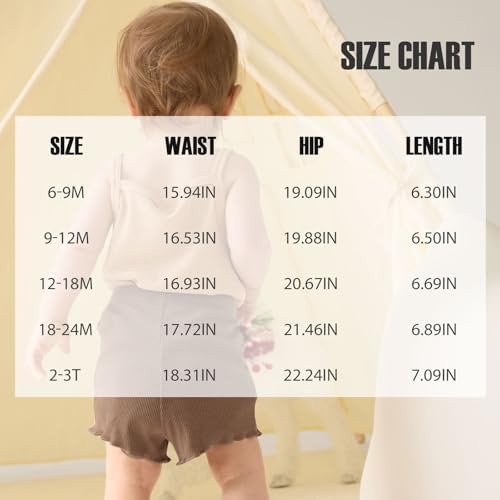 SOBOWO Toddler Girl Shorts Ribbed 3-Piece Summer Playwear