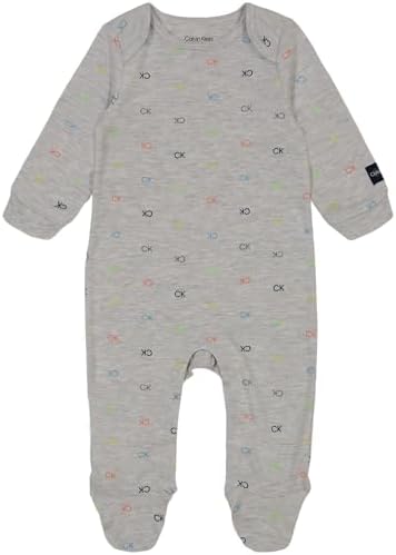 Calvin Klein Baby Boys Footed Coverall Comfort Style