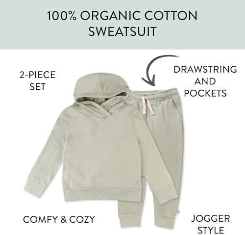 Honest Baby Boys Girls Multipack Puli Hoodie Set - 100 Organic Cotton Soft Durable