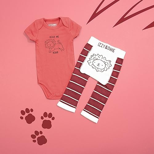 Loving Lion Red Leggings for Babies
