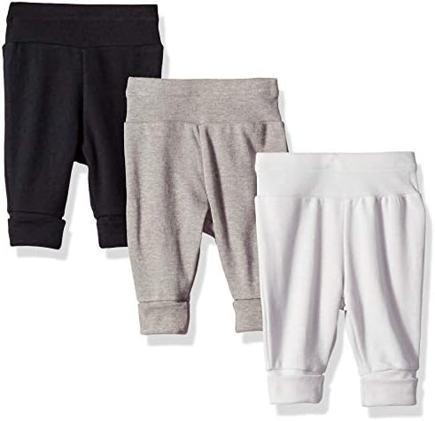 Hanes Flexy Soft Knit Pull-on Stretch Joggers for Babies 3-Pack