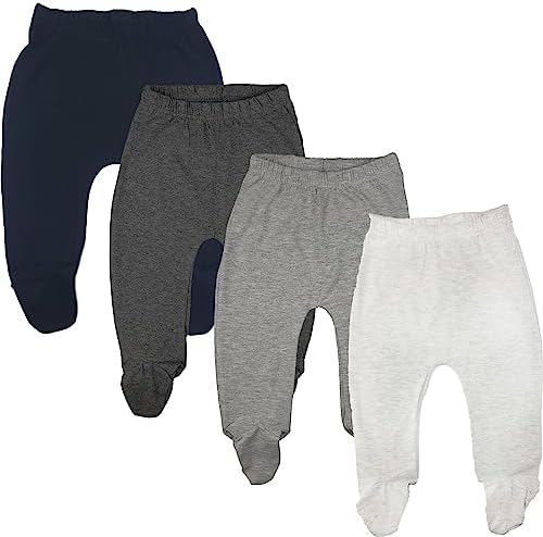 123 Bear Baby Soft Spandex Pants with Feet
