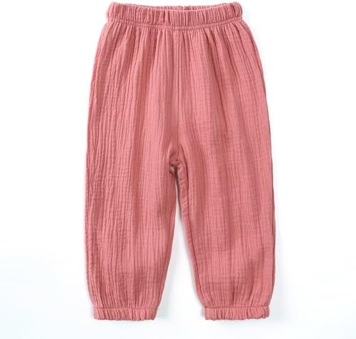 Cotton Linen Toddler Girls Pants Borrowers
