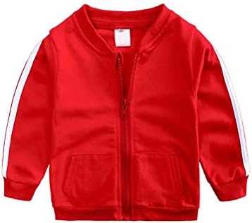 Baby Boy Girl Hoodie Tracksuit Zipper Jacket Set