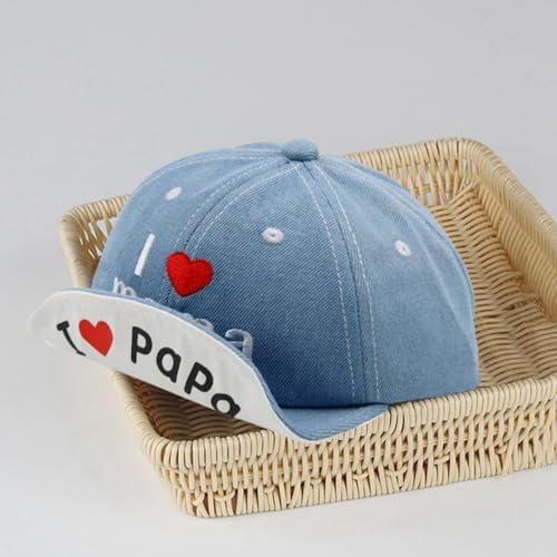 Stylish Toddler Duck Tongue Denim Hat for Boys Girls - Lightweight Sun Protection
