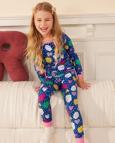 Lightweight bamboo viscose pajama set for toddlers
