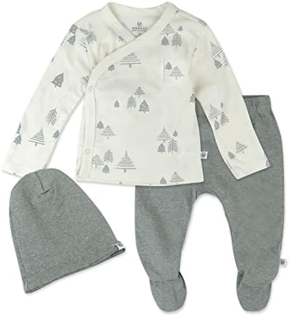 3-Piece Organic Cotton Kimono Set for Babies
